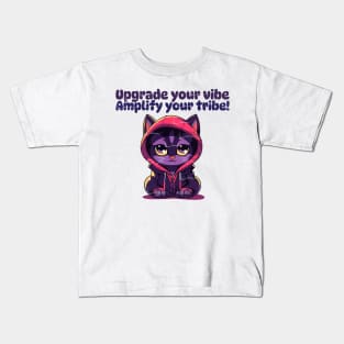 Upgrade your vibe, amplify your tribe Kids T-Shirt